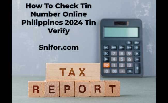 How To Check Tin Number Online Philippines 2024
